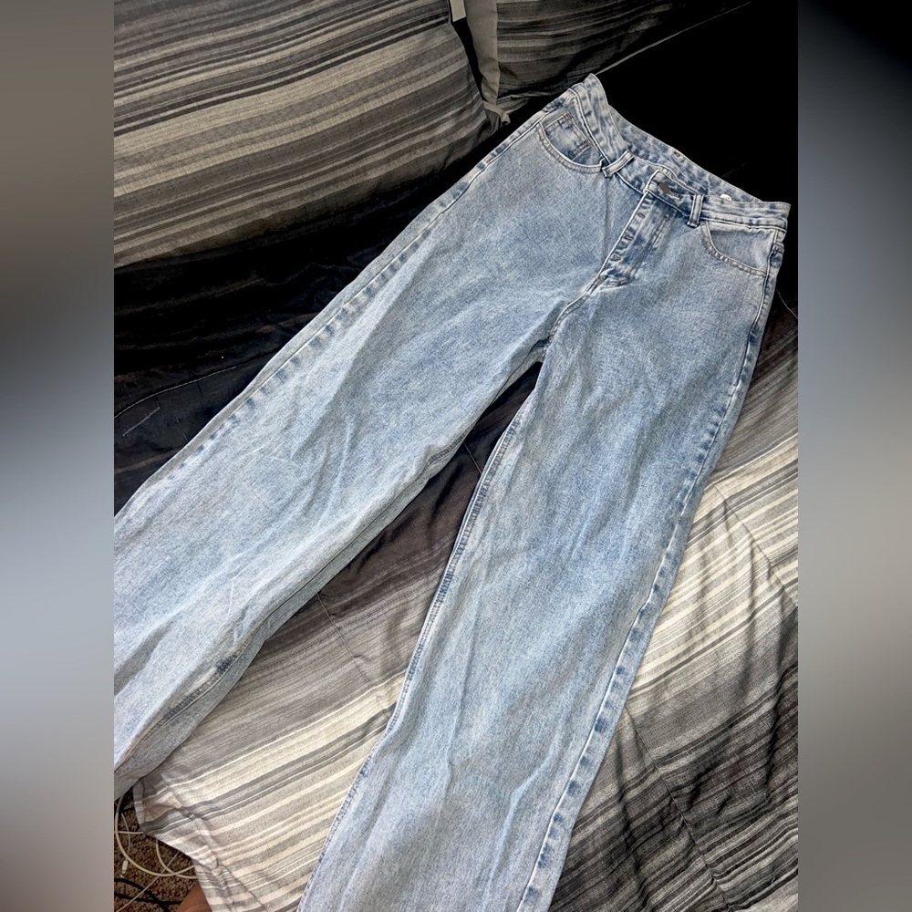 Light Blue wide leg jeans